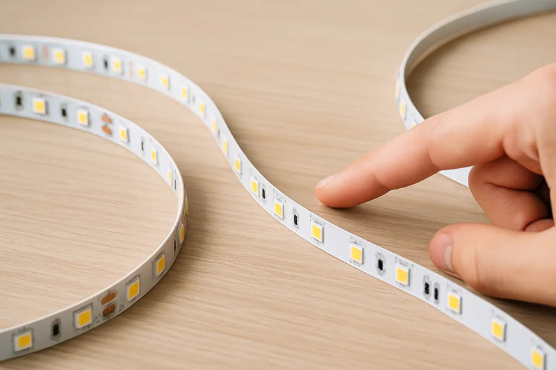 12V and 24V LED strip compared for cove lighting runs