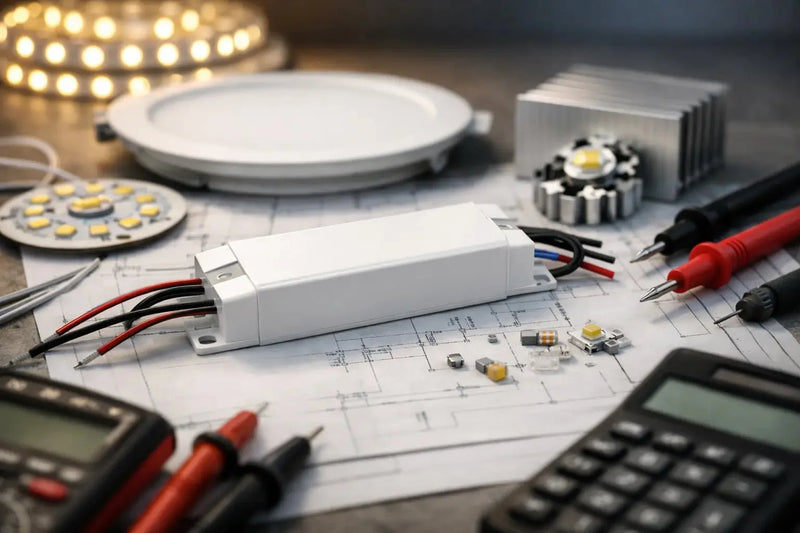 Sizing a 24V LED driver for a COB strip run