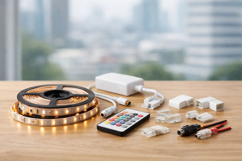 LED strip accessories, driver, profile and connectors