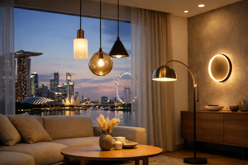 Singapore home lighting trends, minimalist cove and track lighting