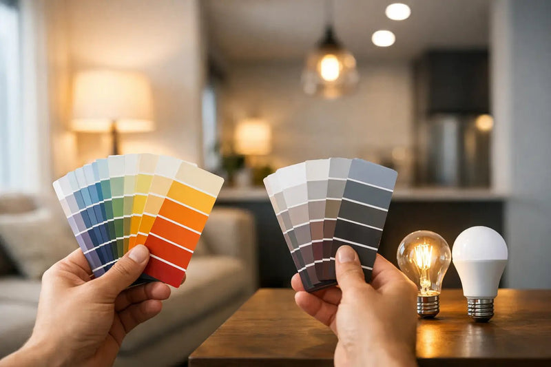 CRI ratings compared for home lighting, Ra80 versus Ra95