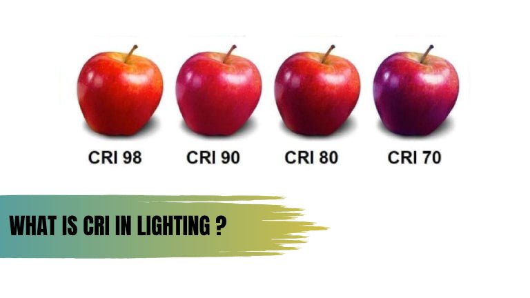 CRI comparison showing how colour rendering affects how a room looks